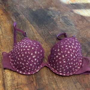 Victoria's Secret, purple and gold Bra